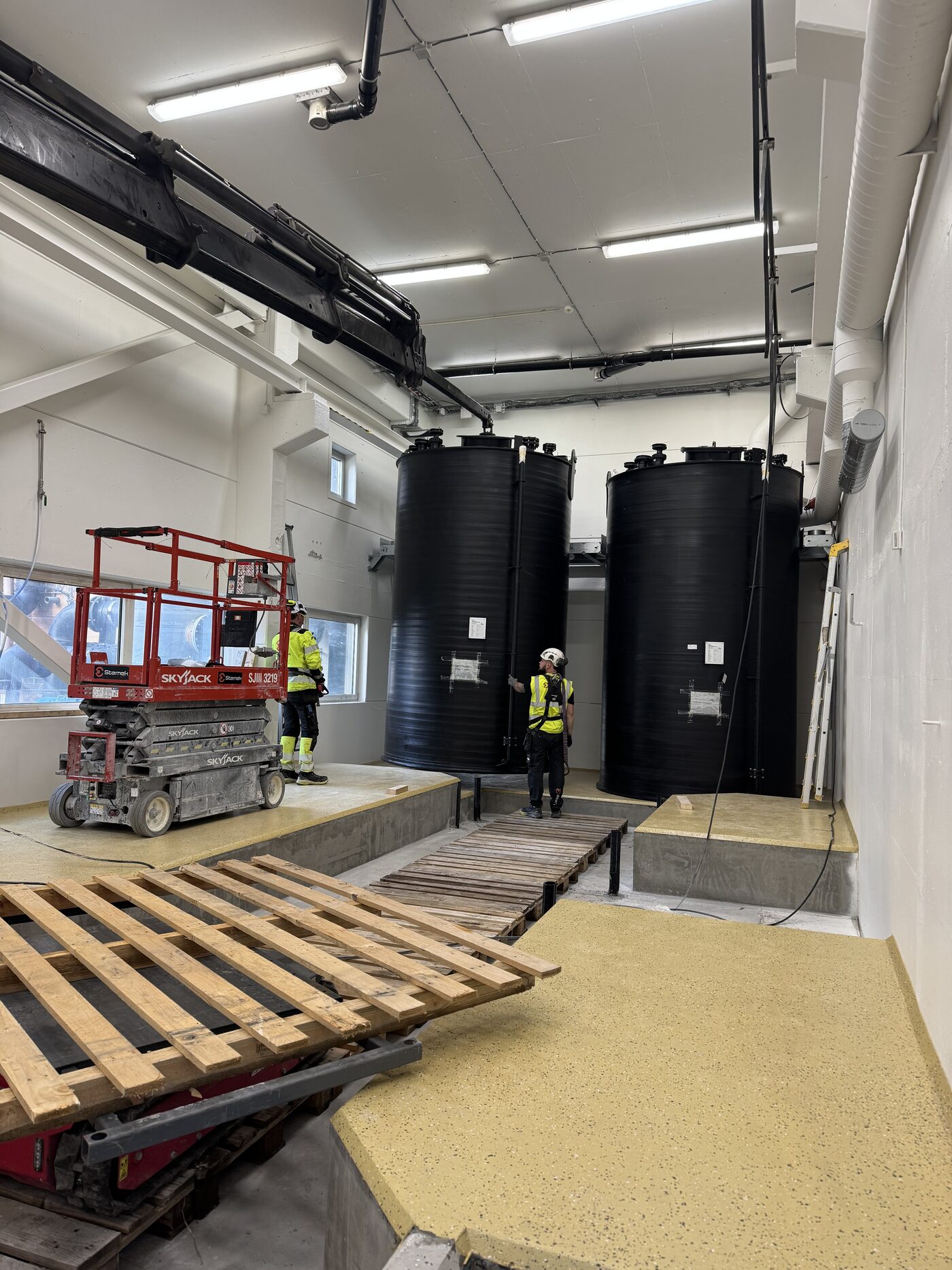 Industriprosjekt i pågående arbeid